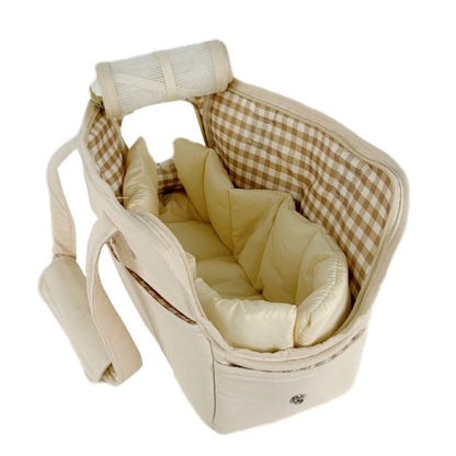 Image from top of small pet carrier